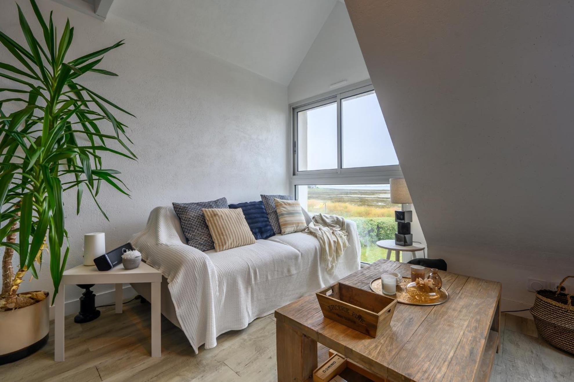L'Appel Du Large - Duplex Vue Mer Penvins Сарзо Экстерьер фото